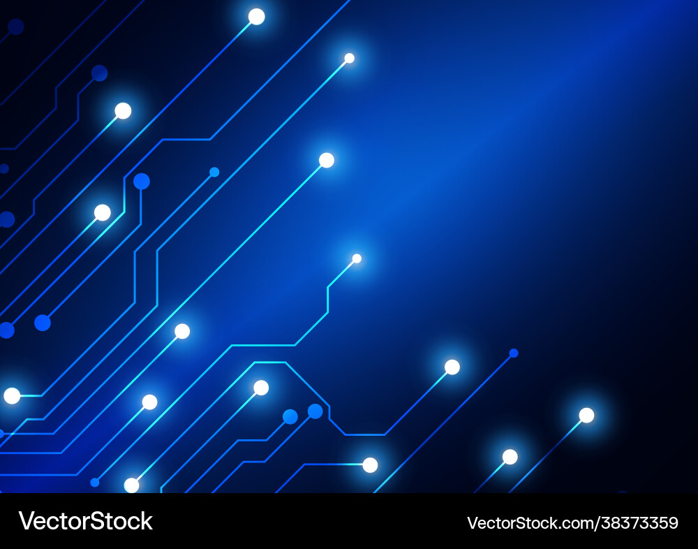 Circuit technology background with hi-tech digital Circuit technology background with hi-tech digital vector image