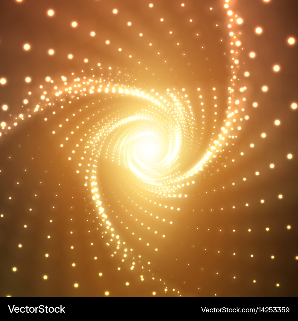 Infinite triangular twisted tunnel Vector Image