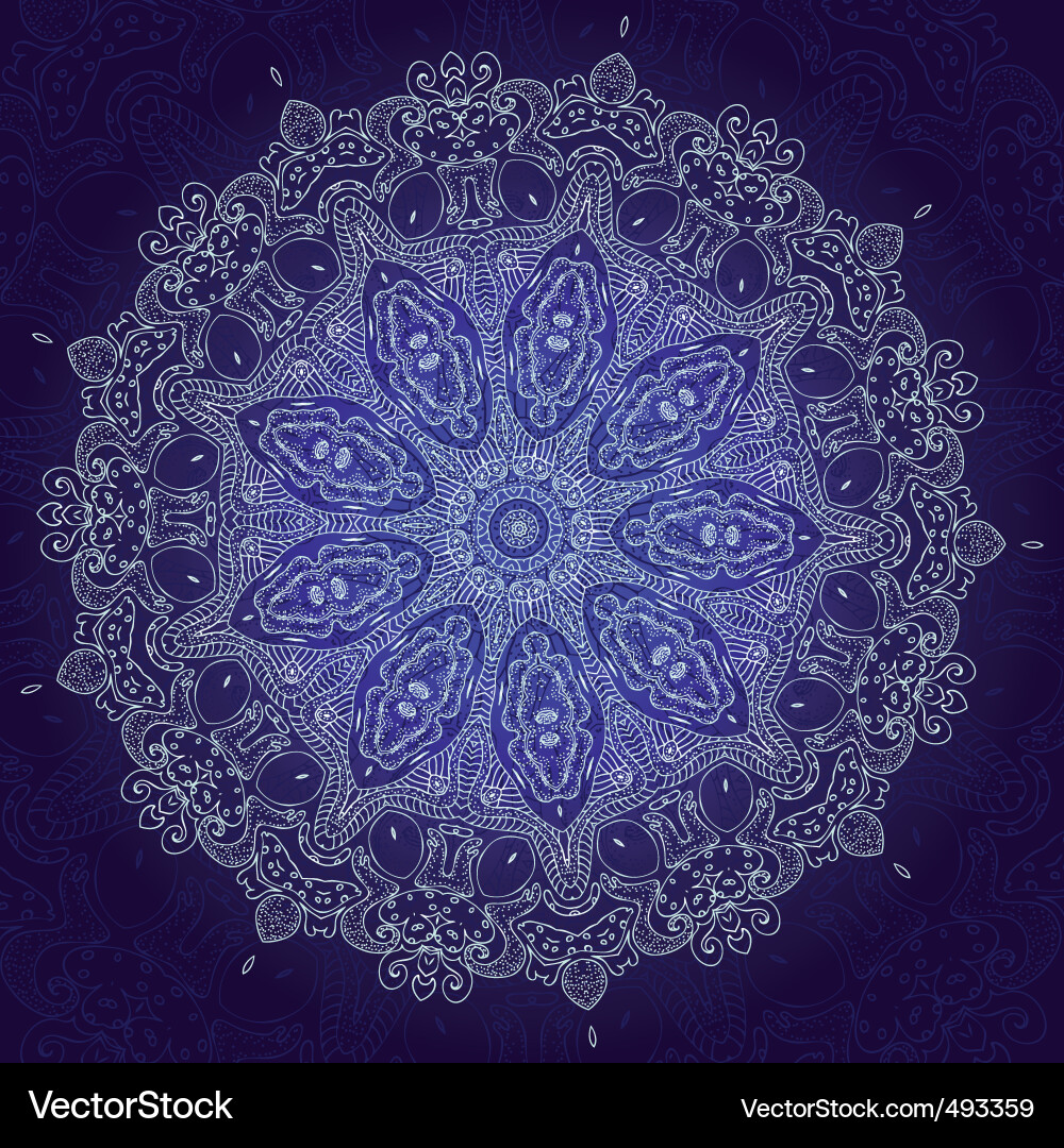 Lacy openwork background vector image