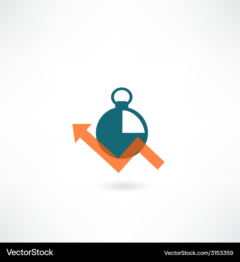 Timer icon vector image