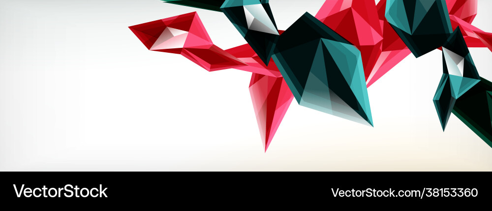 3d triangles and pyramids abstract 3d triangles and pyramids abstract vector image
