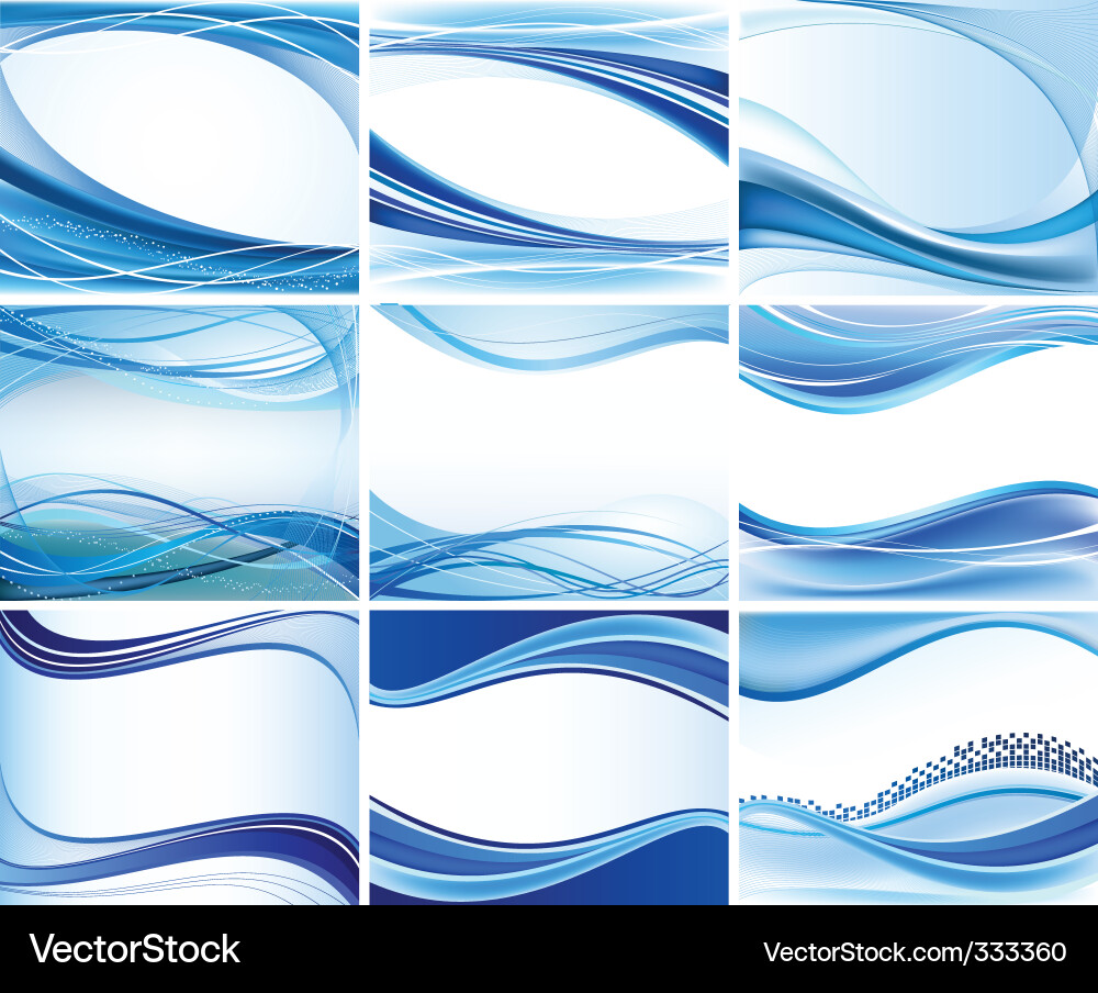 Abstract background set vector image