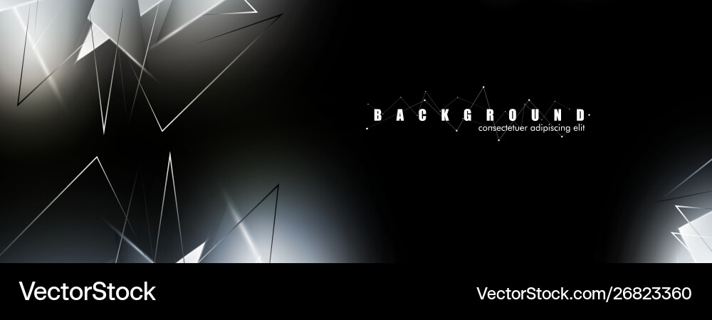 Abstract background with glowing triangles Abstract background with glowing triangles Vector Image