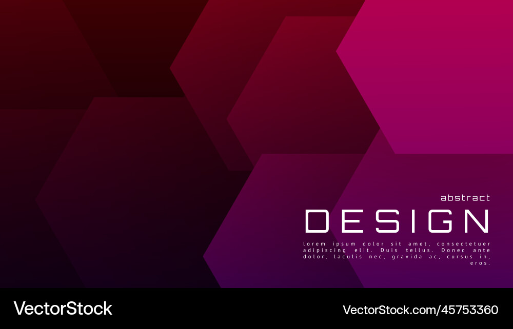Abstract gradient geometric shape background Vector Image