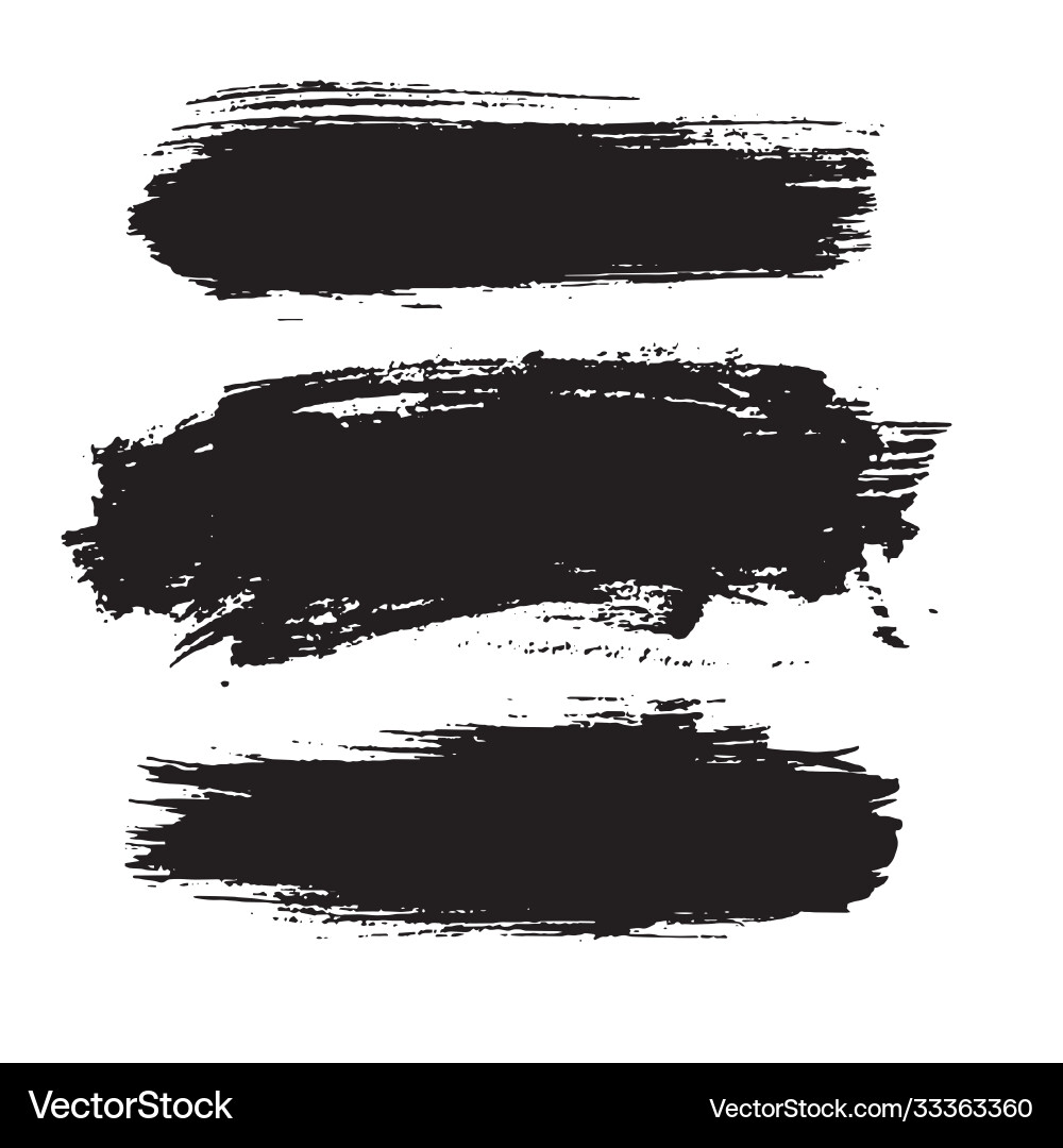 Abstract ink design brush collection emotional art Abstract ink design brush collection emotional art vector image