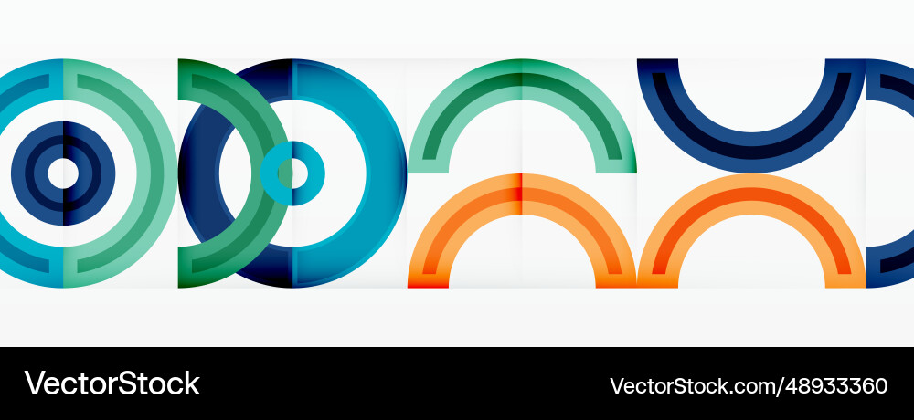 Circles are arranged in a grid pattern abstract Circles are arranged in a grid pattern abstract vector image