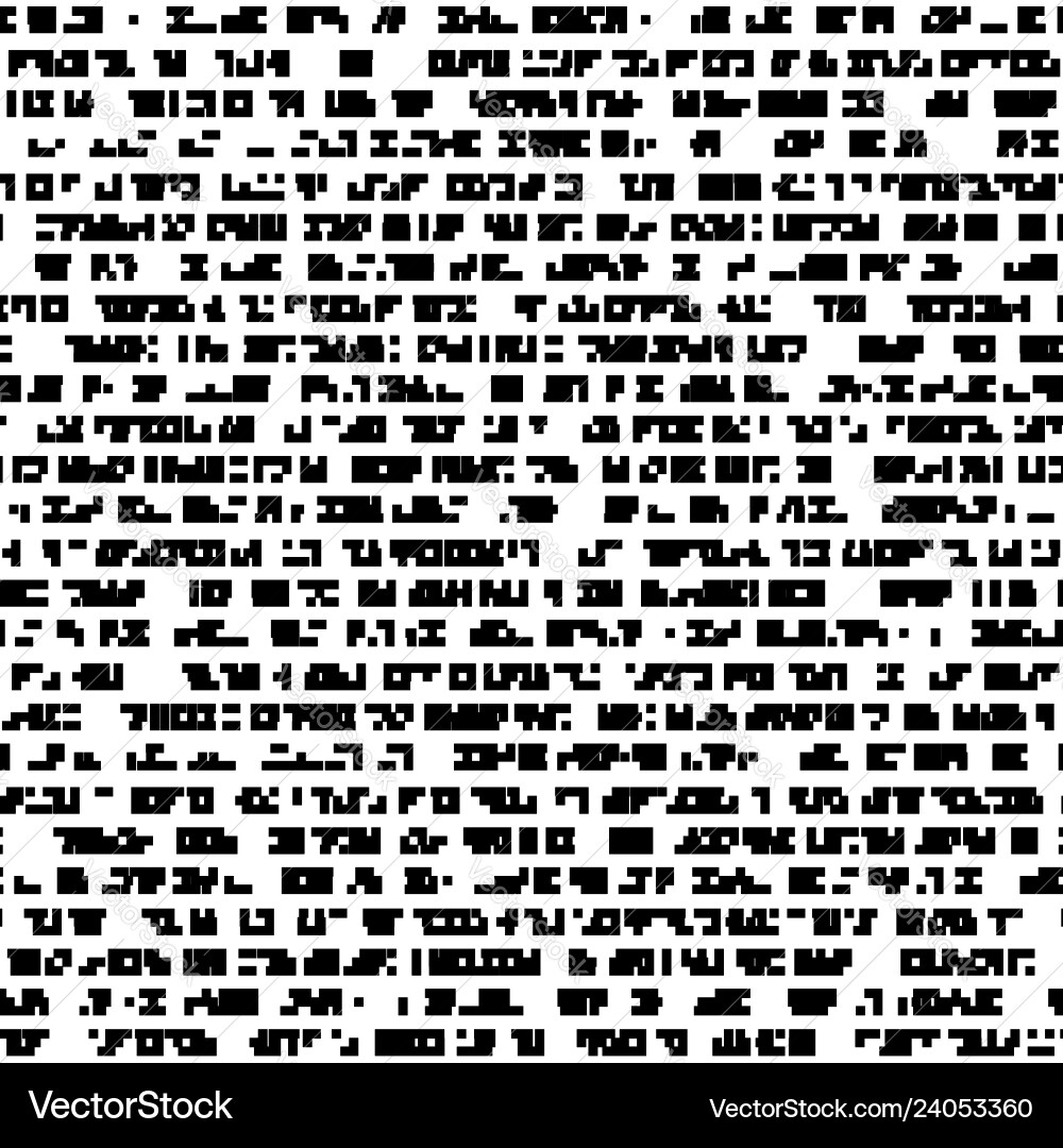Cryptic text texture pattern tile vector image
