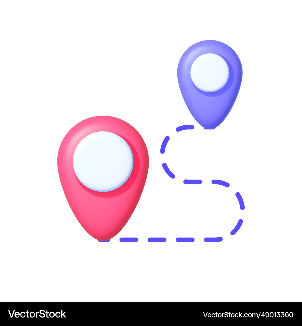 Flat button with gps icon app design Flat button with gps icon app design vector image
