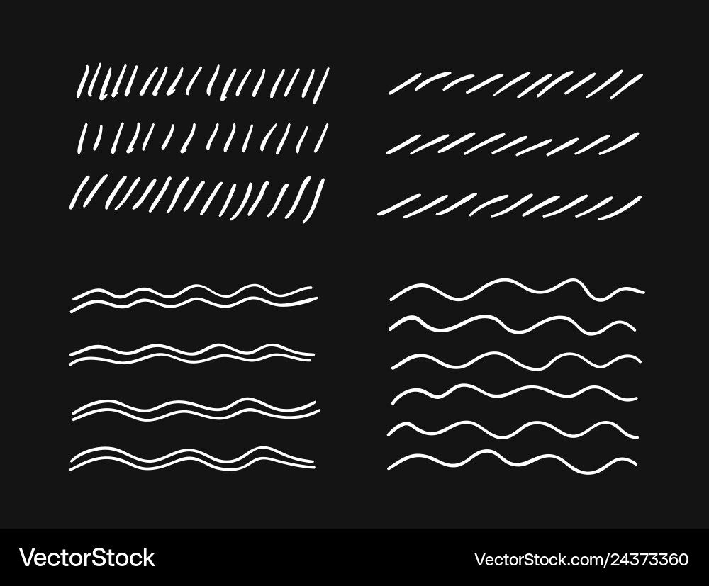 Hand drawn set of objects for design use white Hand drawn set of objects for design use white vector image