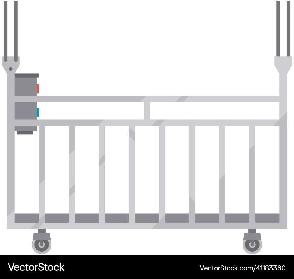 Lift platform with vertical movement transporting Lift platform with vertical movement transporting vector image