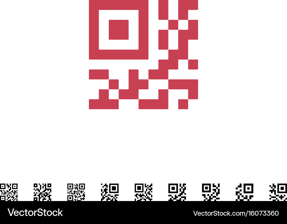 Qr code icons Vector Image