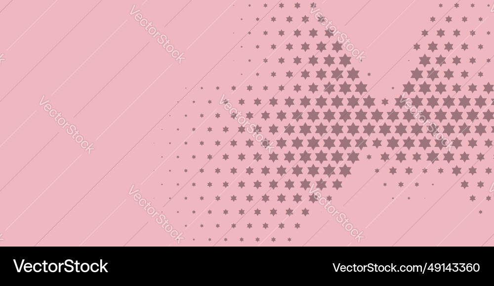 Stars shape two color abstract background Vector Image