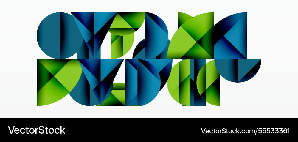 Abstract geometric pattern with intersecting Vector Image