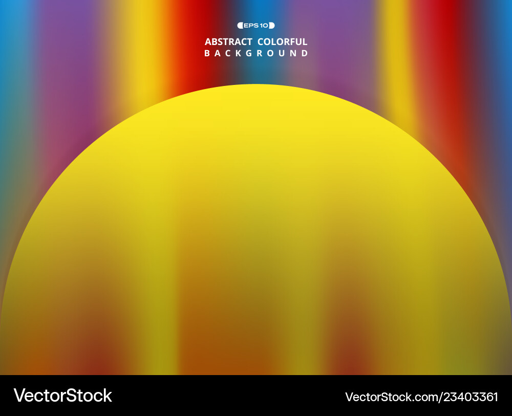 Abstract of futuristic colorful gradient mesh Vector Image