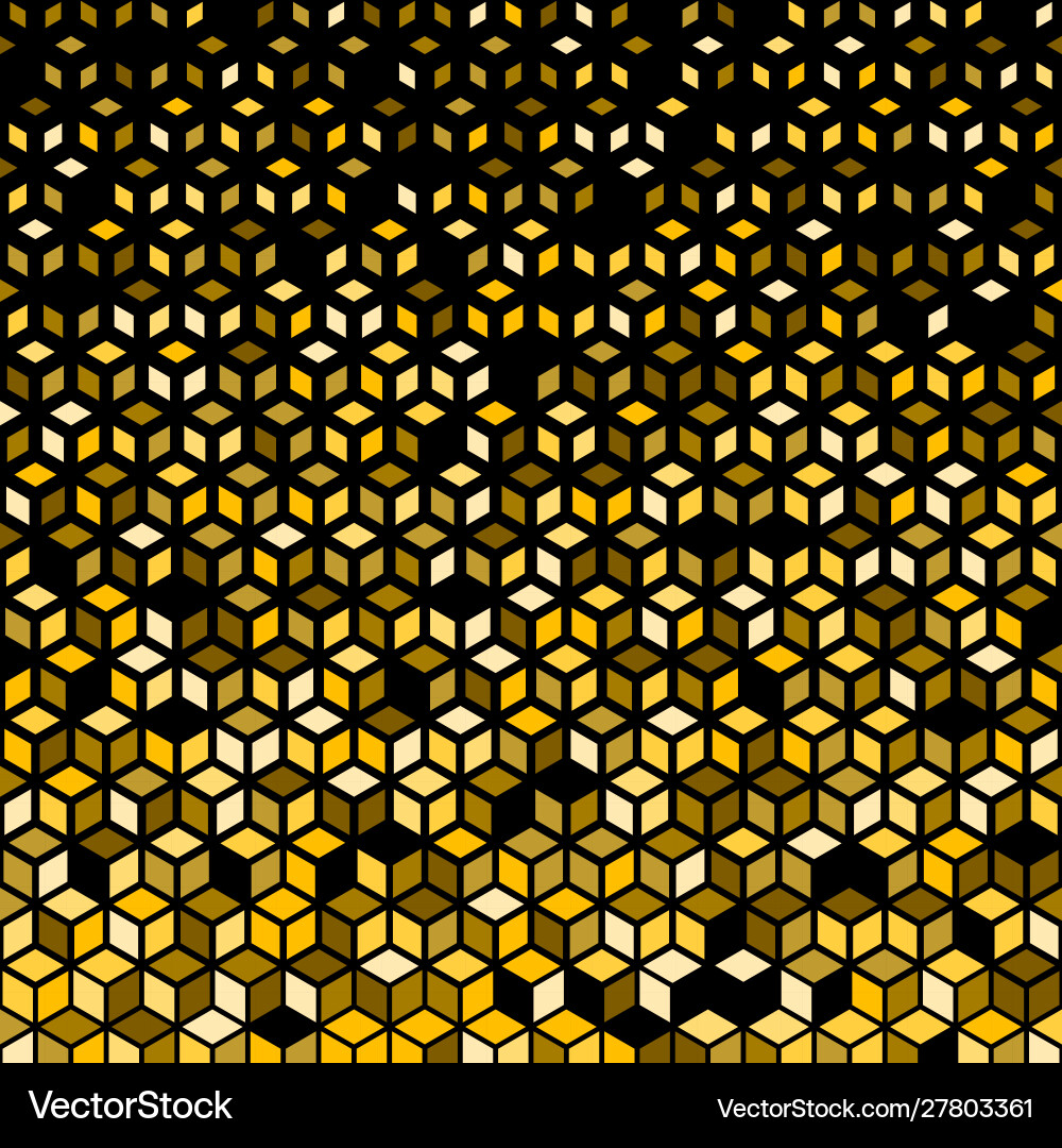 Gold shiny halftone abstract pattern background Gold shiny halftone abstract pattern background vector image