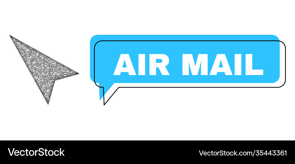Misplaced air mail message frame and linear Misplaced air mail message frame and linear vector image