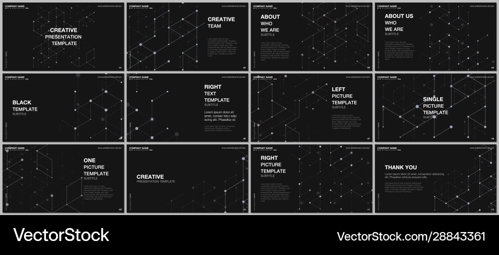 Presentation design templates multipurpose Presentation design templates multipurpose vector image