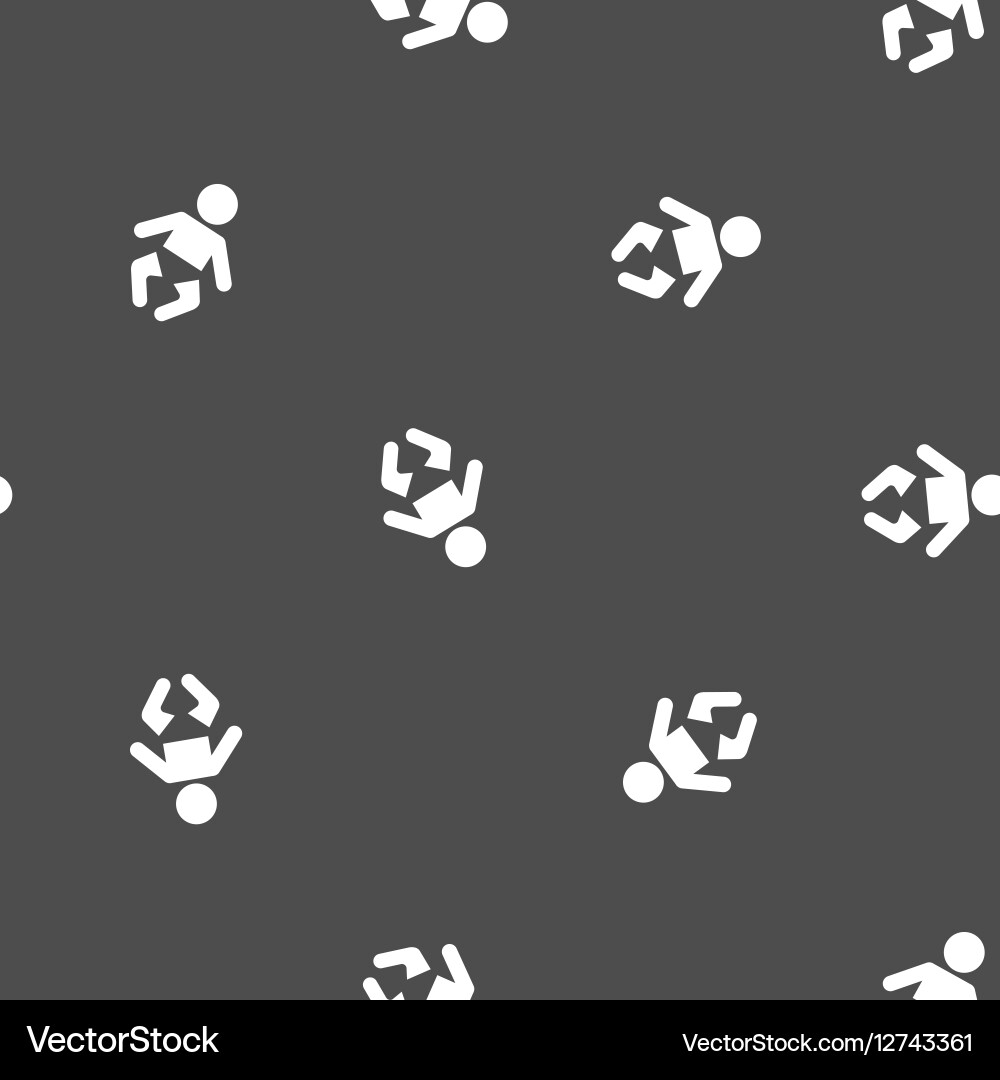 Seamless pattern with baby Vector Image