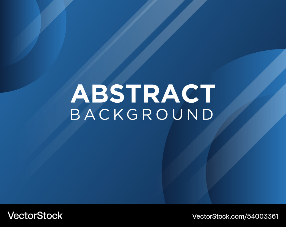 Simple blue background with gradient circle vector image