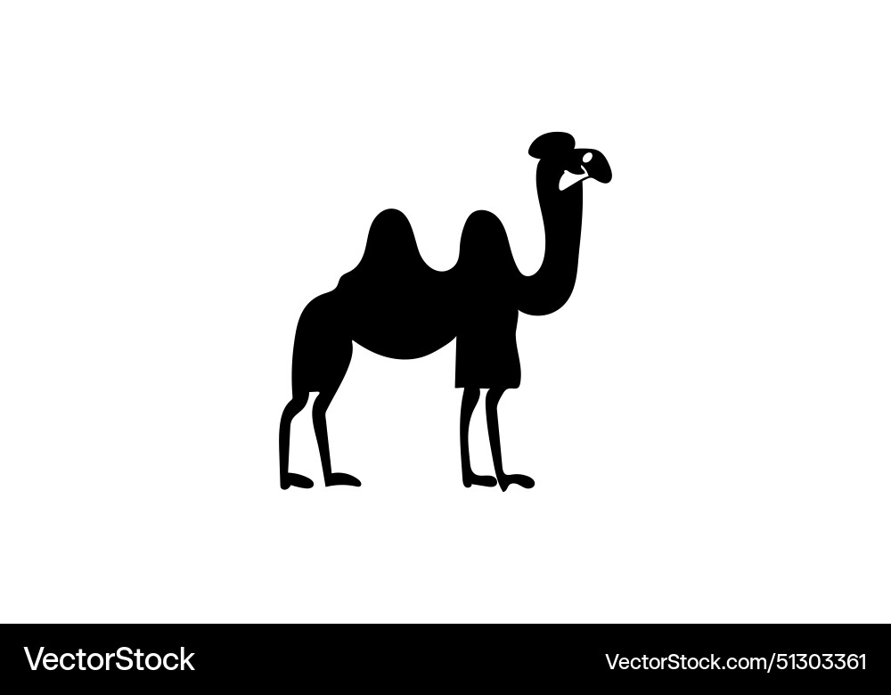 Stylish Bactrian Camel Minimal Royalty Free Vector Image Stylish Bactrian Camel Minimal Royalty Free Vector Image