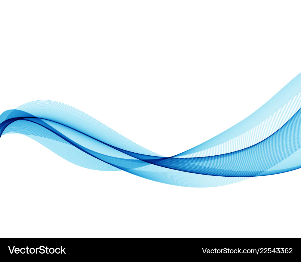 Abstract Color Wave Background vector image