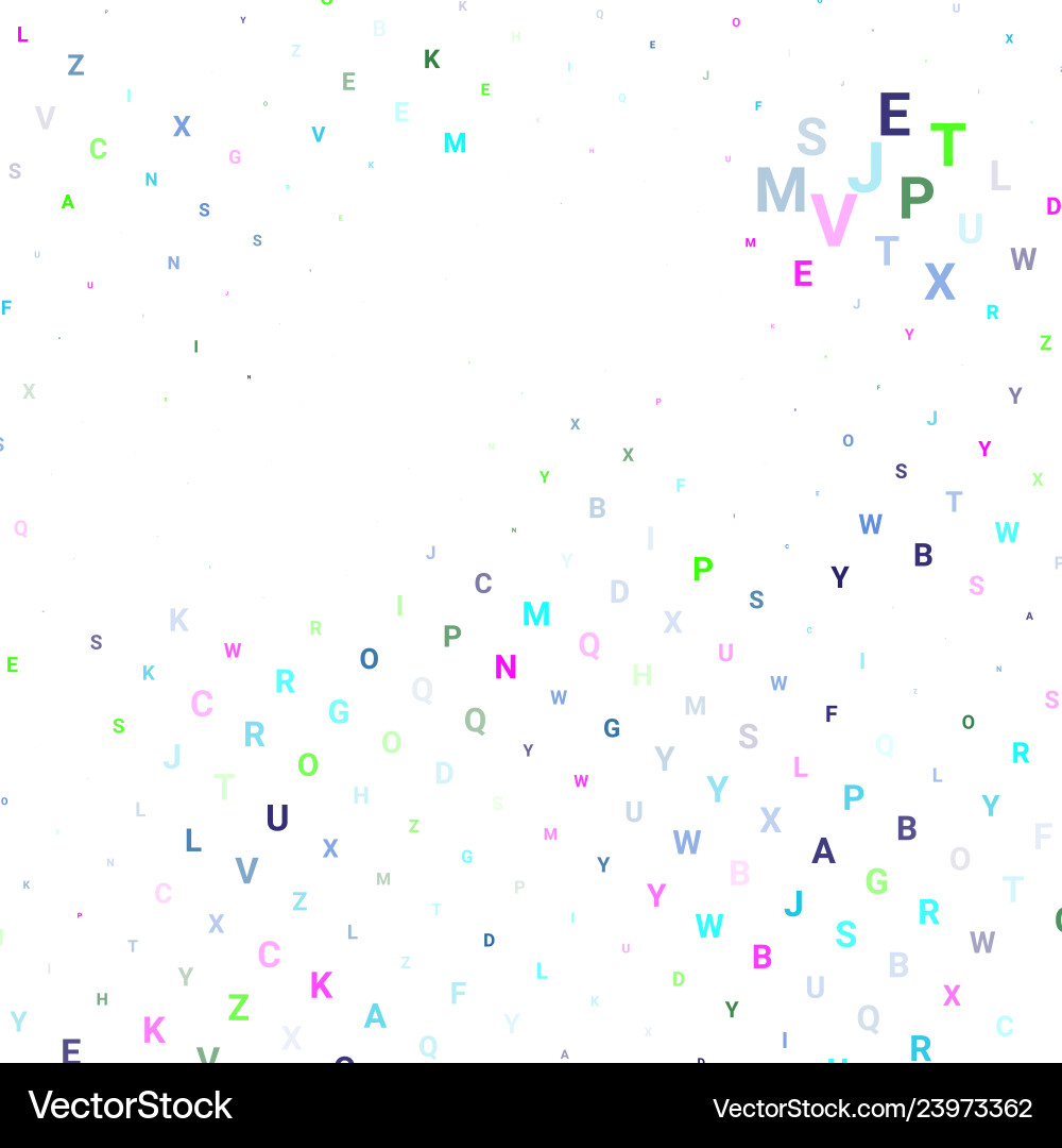 Abstract texture with letters Abstract texture with letters vector image