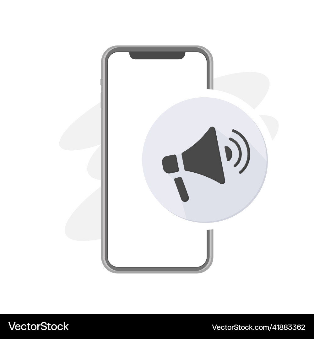 Aid raid siren application public address system Vector Image