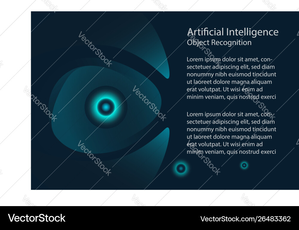 Artificial intelligence design concept Vector Image