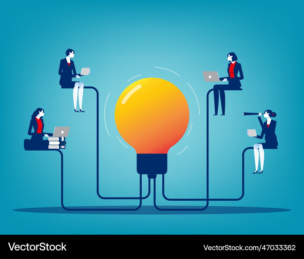 Idea for working artificial intelligence to match Idea for working artificial intelligence to match vector image