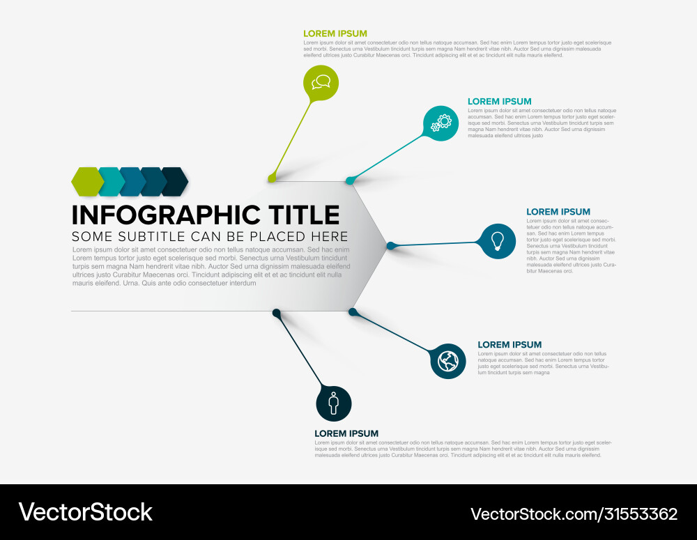 Multipurpose infographic with droplet pointers Multipurpose infographic with droplet pointers vector image