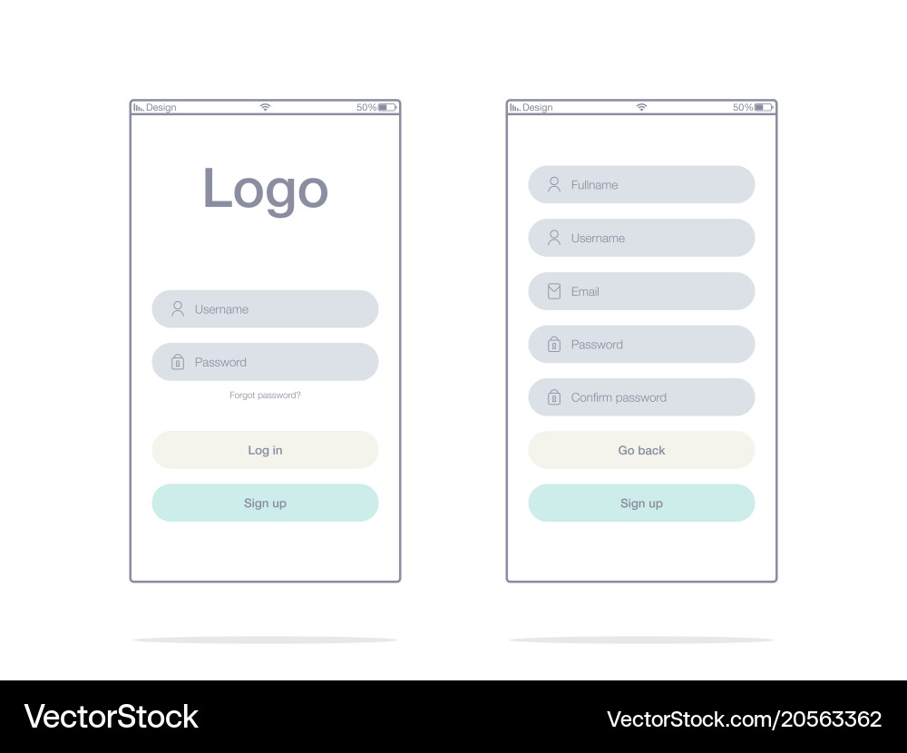 Screens and web concept Vector Image