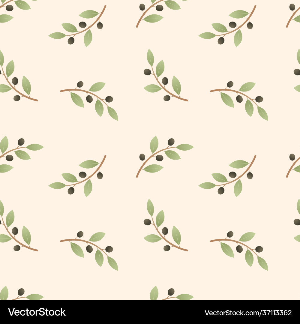 Seamless pattern simple branches or twigs Vector Image