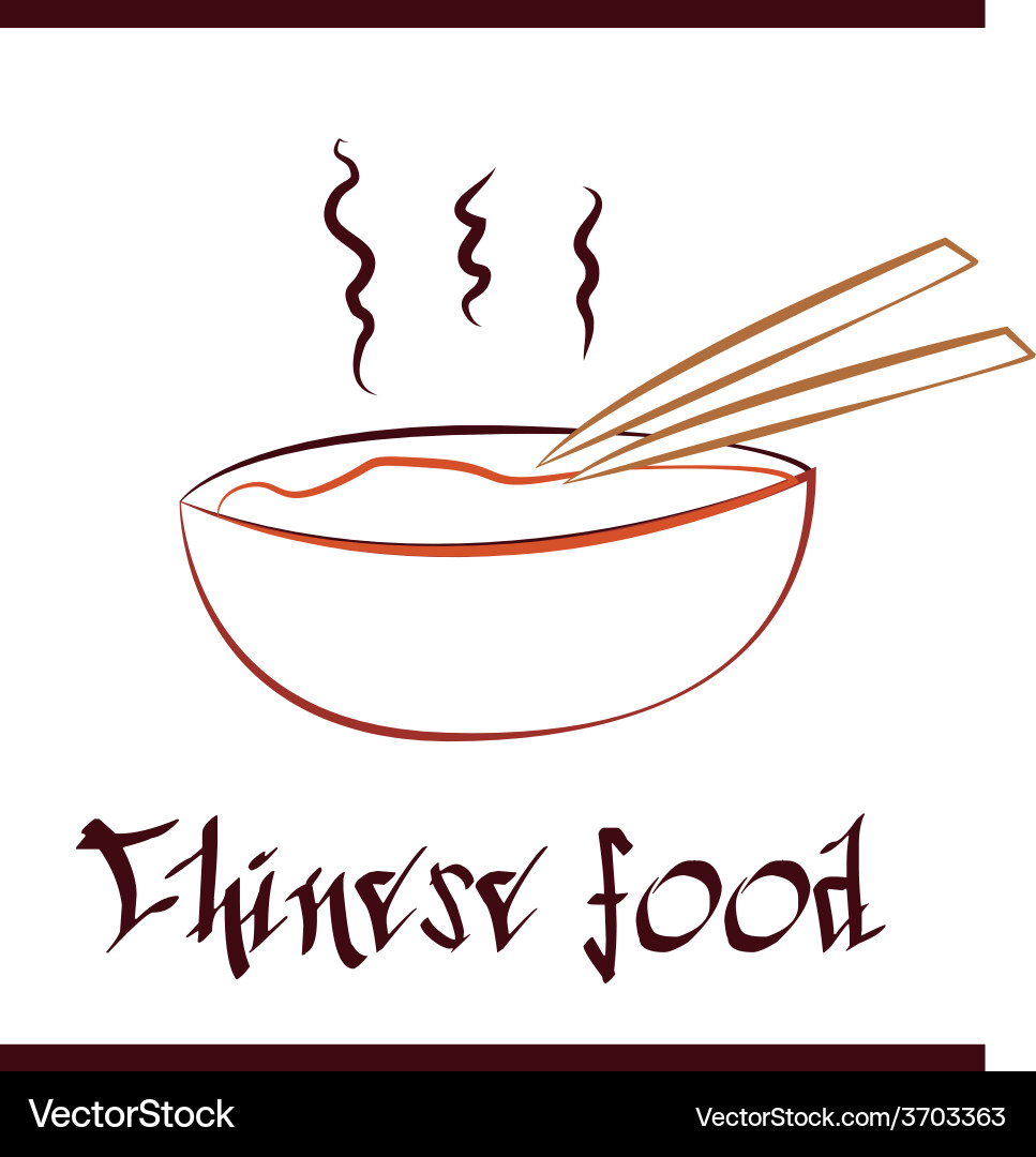 A colored background with text and soup vector image