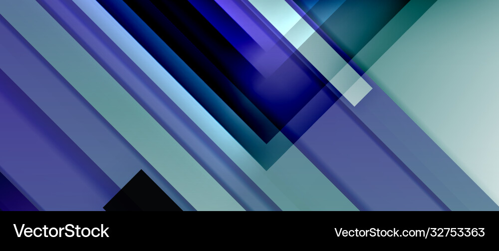 Dynamic lines on fluid color gradient trendy Vector Image