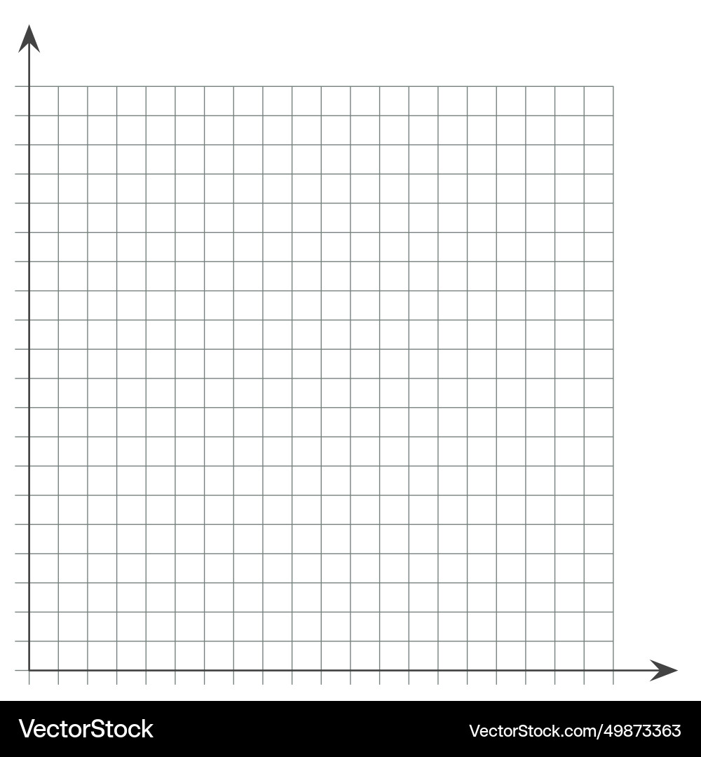 Grid paper mathematical graph cartesian Grid paper mathematical graph cartesian vector image