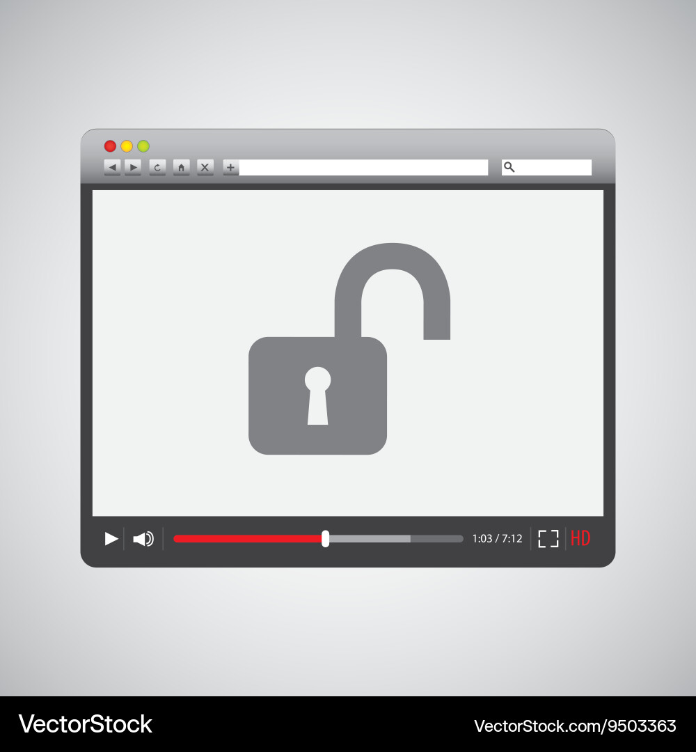 Security system design vector image