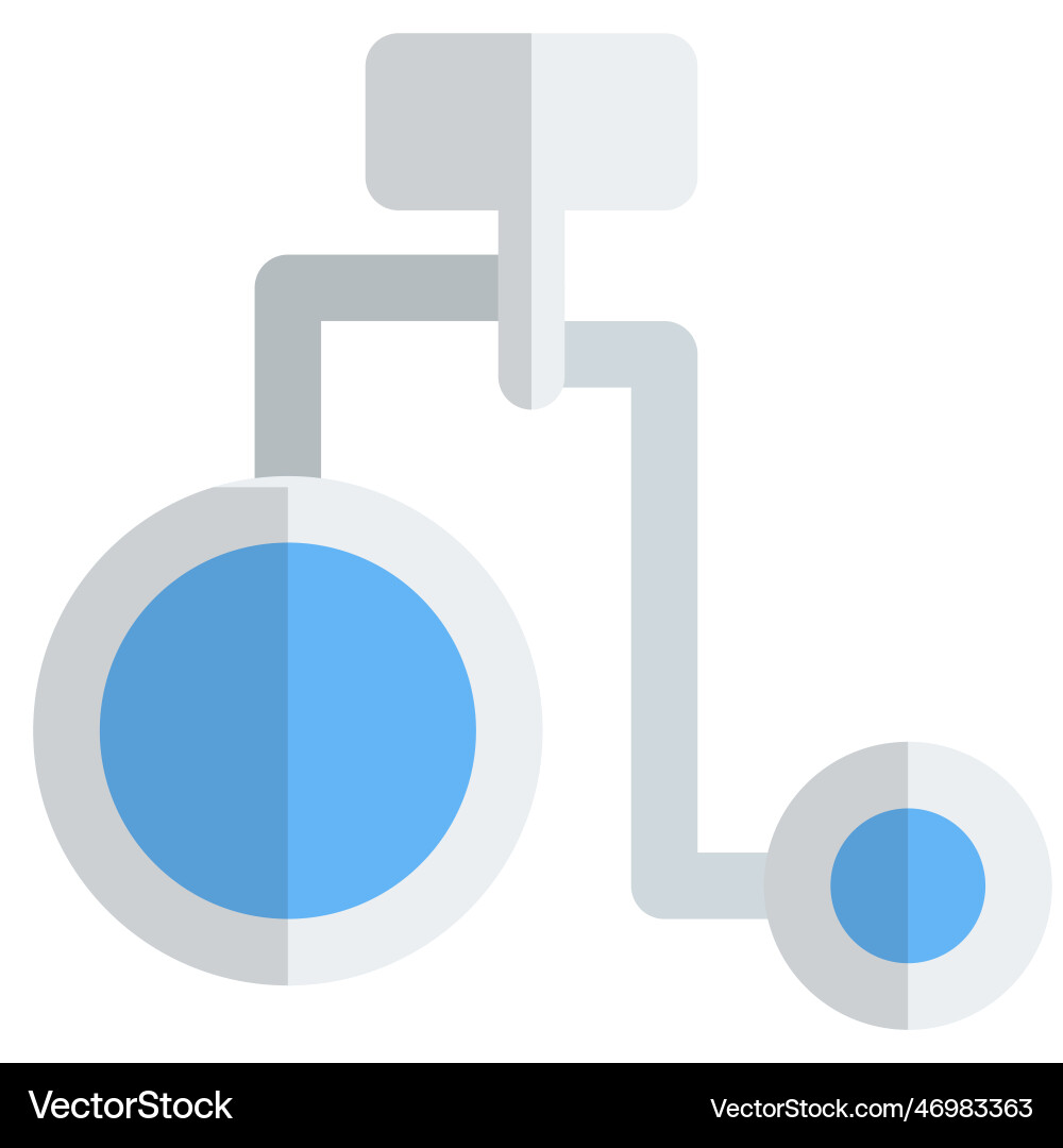 Use of small ceiling-mounted light for operations Vector Image