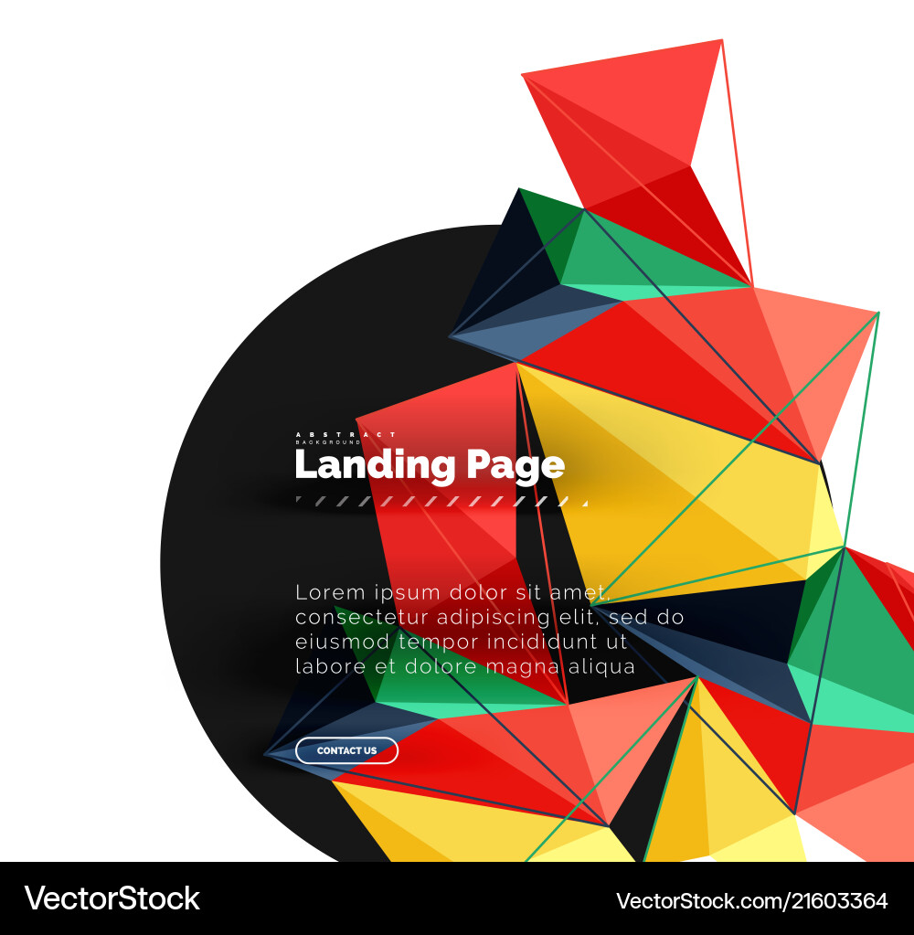 3d triangle abstract background polygonal 3d triangle abstract background polygonal Vector Image
