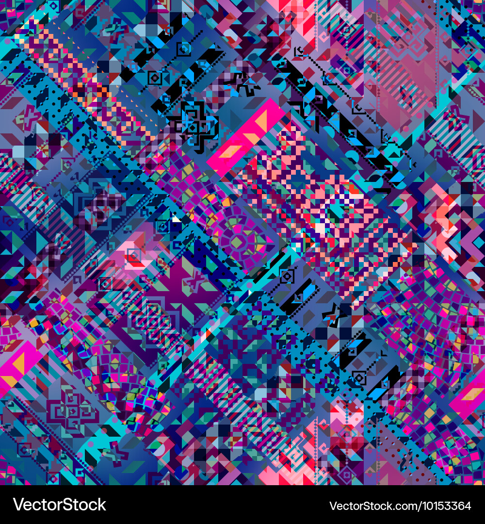 Geometric abstract pattern vector image