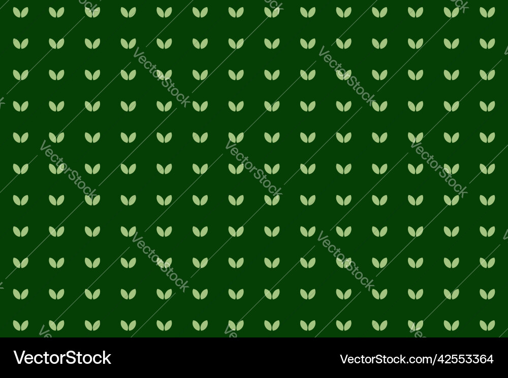 Seamless leaf pattern fabric background design Vector Image