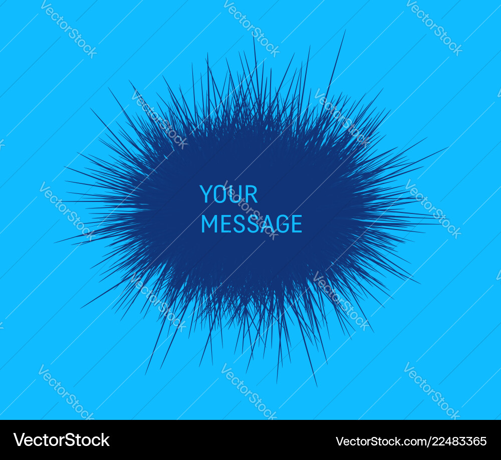 3d abstract element with prickles futuristic 3d abstract element with prickles futuristic vector image
