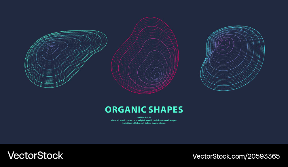 Abstract background with dynamic linear waves vector image