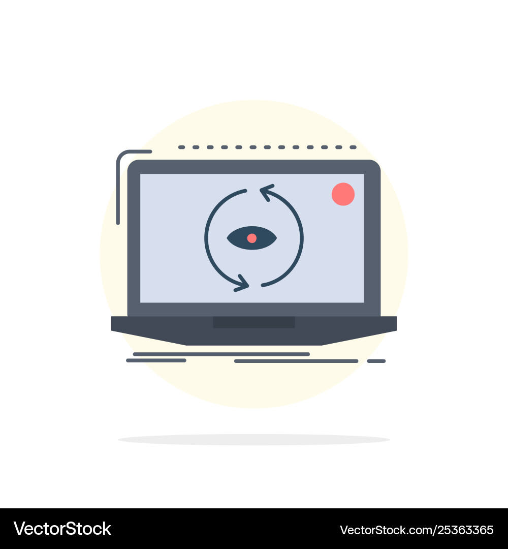 App application new software update flat color App application new software update flat color Vector Image