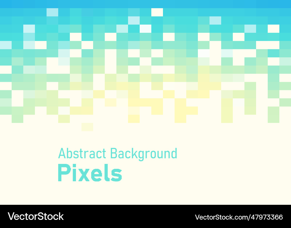Abstract pixels disintegrate pattern geometric Vector Image