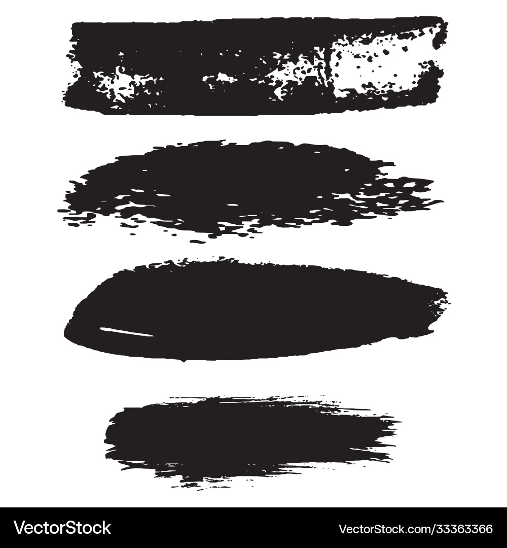 Abstrakte Tinte Design Pinsel Sammlung emotionale Kunst Abstrakte Tinte Design Pinsel Sammlung emotionale Kunst Vektorbild
