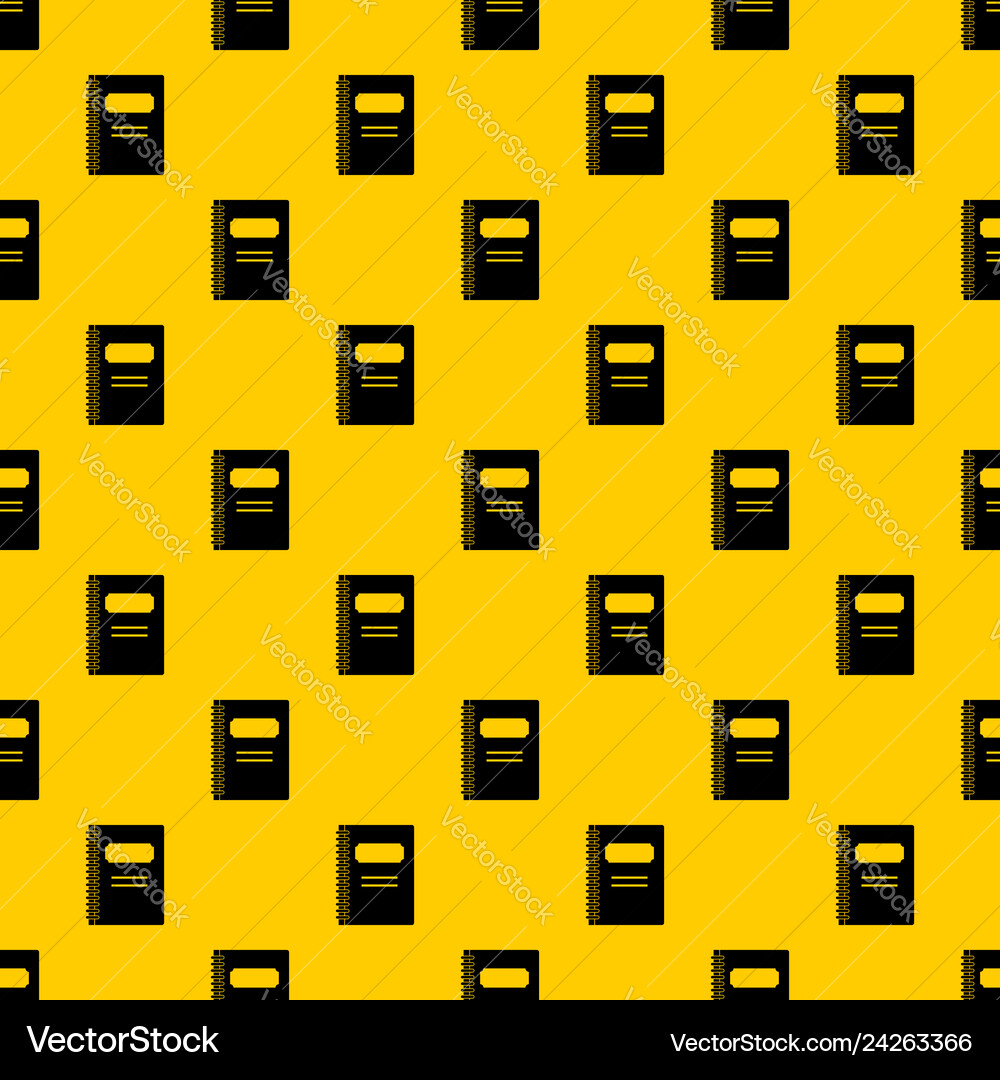Closed spiral notebook pattern Vector Image