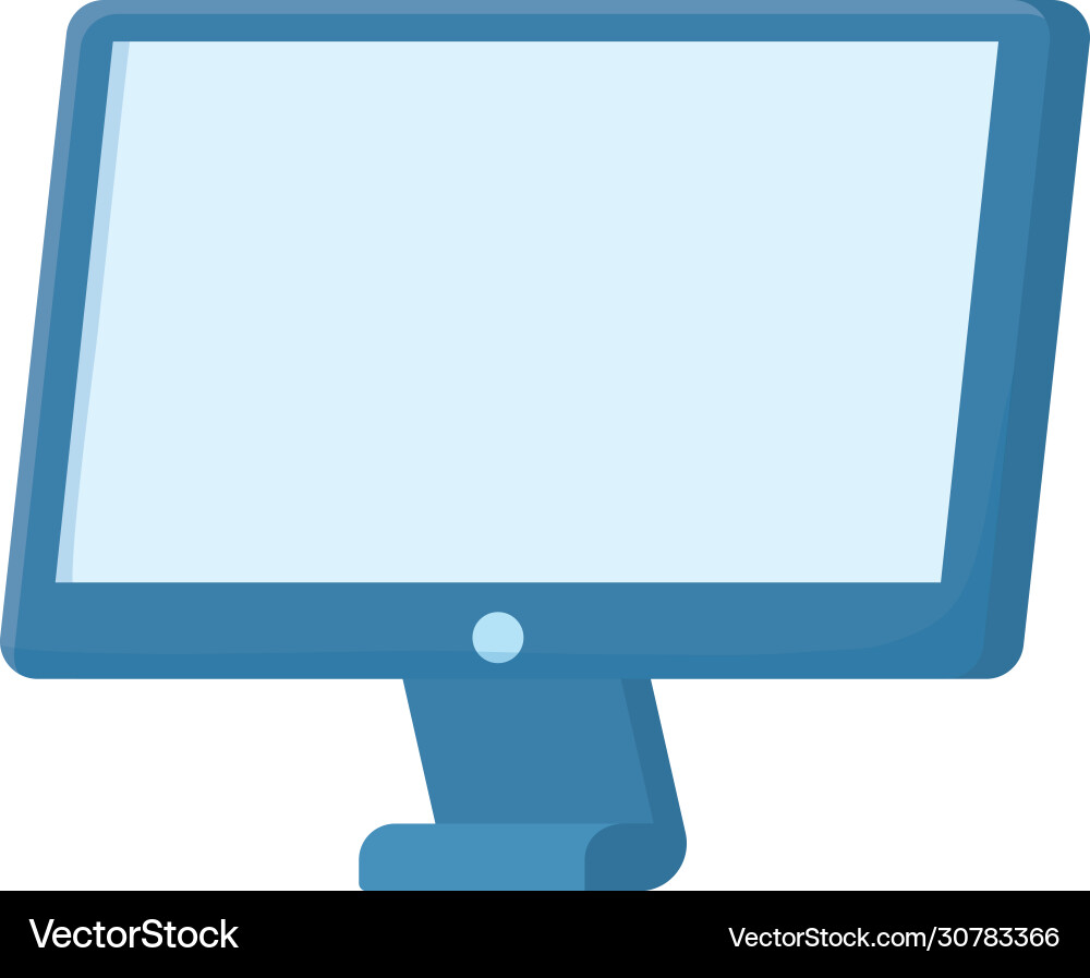 Isolated digital computer design Vector Image