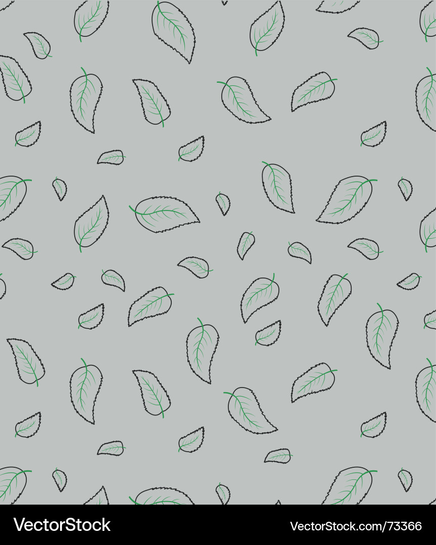Leaf pattern Vector Image
