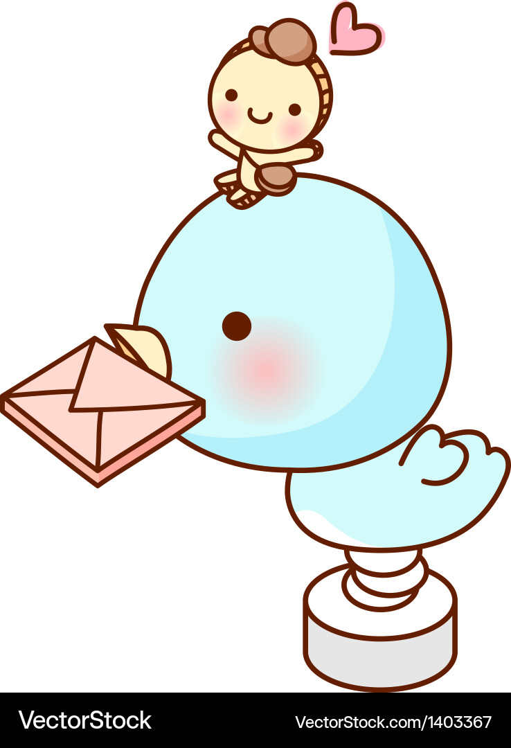 A view of sparrow vector image