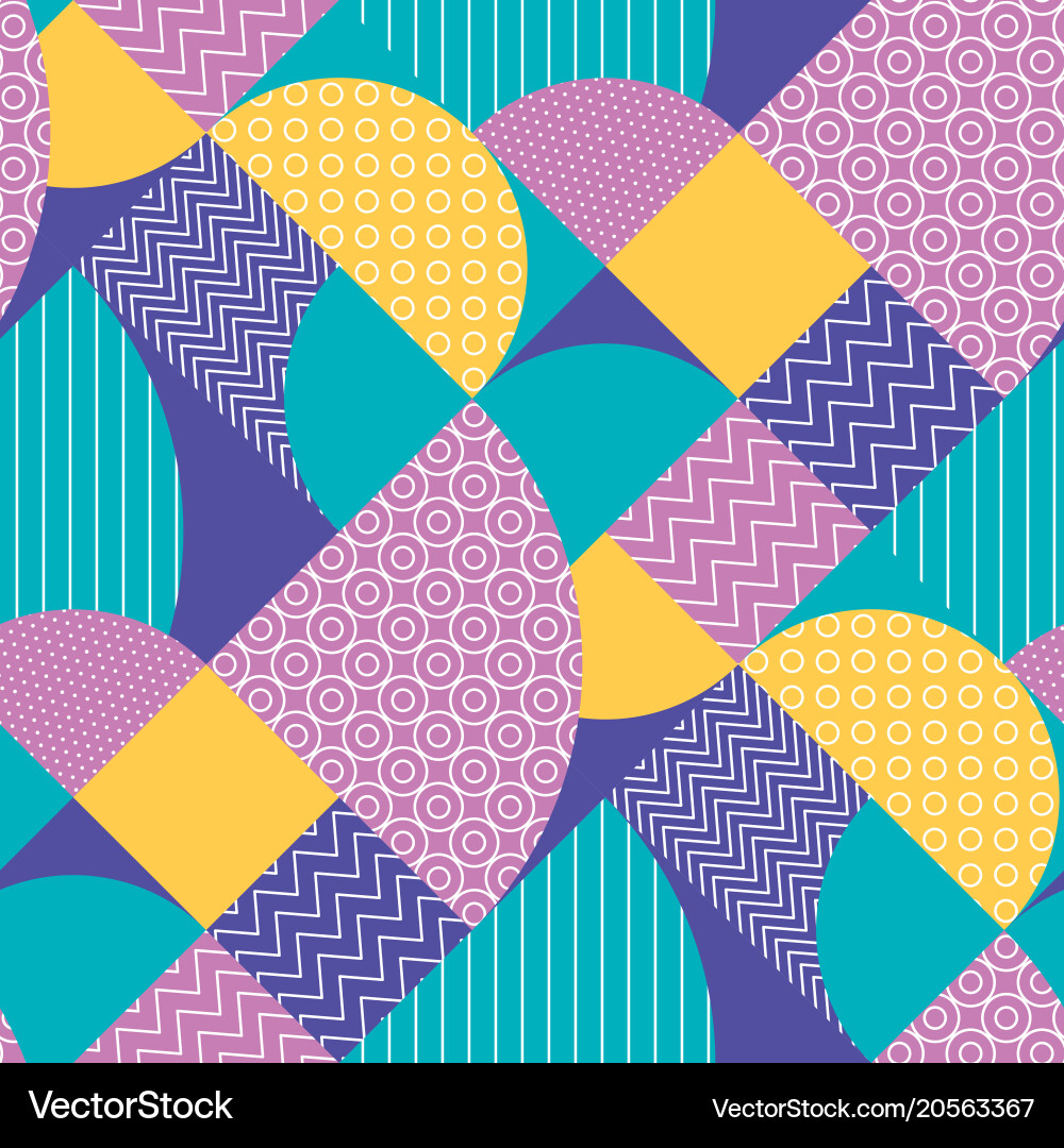 Abstract multicolored geometric pattern i Vector Image